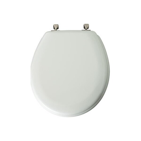 Bemis Mfg.. WHT RND WD Toilet Seat 44BN 000 Zoro